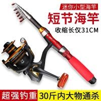 ราคา ชุดอุปกรณ์ตกปลาสำหรับทะเล พร้อมเสาตกปลายืดได้ มีล้อ และอุปกรณ์เสริมครบชุด (29343697444)