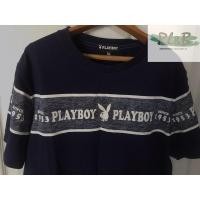 ราคา เสื้อยืดคอกลมPlayboyมือสองของแท้100% (3870936449)