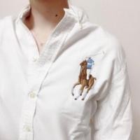 ราคา ส่งต่อ เสื้อเชิ้ต Polo Ralph Lauren(Big Pony Oxford Shirt)ของแท้100% สีขาว (23881816577)