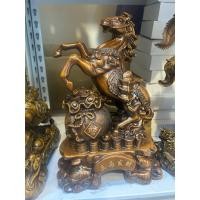 ราคา ม้า ม้ามงคล ม้ายกขา พร้อมด้วยถุงเงินถุงทอง งานเรซิ่นสีไม้ สูง​ 13 นิ้ว เสริมฮวงจุ้ย เสริมดวง ทำอะไรก็ราบรื่น (43969418367)