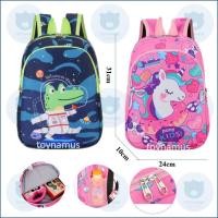 ราคา กระเป๋าเป้เด็ก ลายกาตูนน่ารัก ลายจระเข้และ ลายม้ายูนิคอน เหมาะสำหรับเด็ก 3-6 ขวบ (5539518986)
