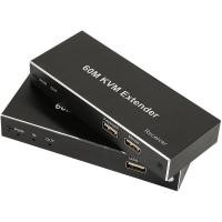 ราคา สัญญาณ HDMI HDMI เครือข่ายเดียวสายเคเบิล Extender Amplifier Lossless 60M HDMI KVM 60M Extender (41367041436)