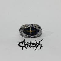 ราคา CAZZ RING / STAR RING STAR RING / SKULL RING BLACK SILVER RING / CROSS KINGDOM RING แหวน SKULL แหวนสไตล์เกาหลีสไตล์เกาหลีสแตนเลส AESTHETIC TITANIUM แหวนผู้ชายผู้หญิง (44405706990)