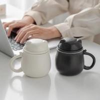 ราคา ถ้วยชาเซรามิกชาแยกน้ําถ้วยที่มีฝาปิดที่มีตัวกรองหูแมวแก้วสํานักงานถ้วยน้ําถ้วยชาถ้วยคู่ถ้วยชา www1 (49401537203)
