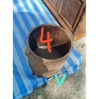 ราคา ถังข้าวสารไม้สัก หูจับนอก หูจับใน มีตราครุฑ ถังตวงข้าวไม้สักโบราณ (18566697369)