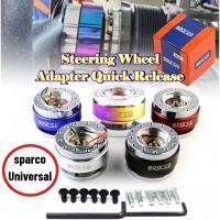 ราคา Sparco Universal Car Quick Release พวงมาลัย Snap Off Hub Adapter Boss (40863918032)