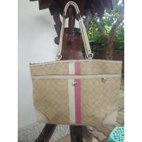 ราคา Coach tote shopping bag18" กระเป๋าแบรนด์เนมแท้มือสองสภาพดี 90 เปอร์เซ็นต์ จุของได้เยอะ (9883142719)
