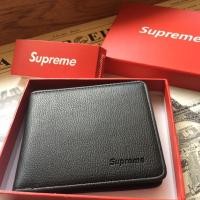 ราคา [ส่งจากไทย] กระเป๋าสตางค์ Supreme สีดำ มาพร้อมกล่อง (6804754529)