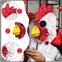 ราคา [Hatel] หัวตุรกีหมวกไก่ตัวผู้ตลกสําหรับเล่นตามบทบาทฮาโลวีนสวมหน้ากาก (40414511777)