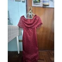 ราคา เดรสออกงาน สีแดงเลือดหมูสวยๆ (6433370058)