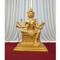 ราคา พระพรหมเอราวัณ ท้าวมหาพรหม พิธีใหญ่ สี่แยกราชประสงค์ ปี2554 หน้าตัก9นิ้ว เนื้อทองเหลือง พ่นทอง (53002198931)