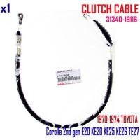 ราคา FOR Toyota Corolla 2nd gen E20 KE20 KE25 KE26 TE27 1970-1974 CLUTCH CABLE LING (23272948099)