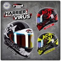 ราคา หมวกกันน็อค REAL รุ่น HARRIER VIRUS - ROBOT ตัวใหม่ล่าสุด มีให้เลือก 3 สี (3855578054)