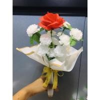 ราคา ช่อดอกมะลิวันแม่ (ดอกมะลิวันแม่แซมดอกกุหลาบสีแดง) ช่อดอกมะลิ พร้อมส่ง (18102175122)