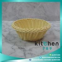 ราคา ตะกร้าหวายเทียม ตะกร้าใส่ของ ตะกร้าอเนกประสงค์ ทรงกลม ขนาด 15*16*6 ซม. และทรงรี ขนาด 14*17*6 ซม. (10220114477)