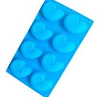 ราคา โมล(Mold) แม่พิมพ์ซิลิโคน ทำวุ้น ขนม สบู่ งานdiy รูปเปลือกหอยแอมโมไนต์ (เปลือกหอยโบราณ) 8 ช่อง (7193264677)