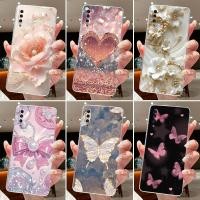 ราคา SAMSUNG เคสโทรศัพท์สําหรับSamsung Galaxy A50 A50S A30S A70 A70Sดอกไม้ผีเสื้อป้องกันปลอกบางสําหรับSamsung A70 A50 ซิลิโคนอ่อนนุ่มโปร่งใสTPU Cover (50302058291)