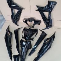 ราคา ชุดสี wave125x เฟรมรถ เวฟ100x สีดำล้วน (19594372890)