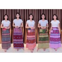 ราคา กระโปรงยาว กระโปรงผ้าฝ้าย ชุดผ้าฝ้าย ล้านนาผ้าเมือง (8334656374)