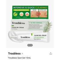 ราคา *พร้อมส่งจากไทย เจลแต้มสิวเกาหลี Troubless Spot Gel 15mL (ของแท้ 100%) (27470129359)