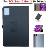 ราคา กรณีแท็บเล็ตสําหรับ TCL Tab 10 Gen2 10.4 2023 ผ้าหนังกรณีด้านหน้าสนับสนุนป้องกันกรณีฝาครอบ TCL Tab 10 Gen 2 10.36 นิ้ว 2023 แท็บเล็ตพีซี (29856557279)