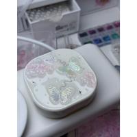 ราคา กล่องรีเทนเนอร์ ใส่ชื่อได้Butterfly on Blooms (งานเคลือบเรซิ่นค่ะ) (41108493304)
