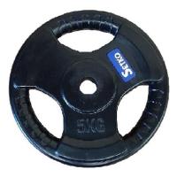 ราคา SETKO Plate แผ่นน้ำหนัก หุ้มยาง 25mm 5 KG (Black) (786871701)