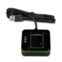 ราคา Zk เครื่องอ่านลายนิ้วมือ Live 20R ลายนิ้วมือ USB Reader เครื่องสแกนลายนิ้วมือ Live ID USB เซ็นเซอร์ (48501199424)