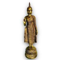 ราคา พระประจำวันจันทร์(ปางห้ามญาติ) สีทองเก่า ขนาดหน้าตัก 9 นิ้ว บูชาเสริมความสุขความเจริญในชีวิต ทำอะไรก็มีแต่ขึ้น T (23632335601)