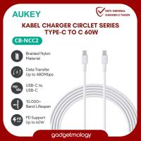 ราคา AUKEY USB Type-C to C Fast Charging 3A 60W Braided Nylon 1.8M Circlet Series CB-NCC2 สายชาร์จ (24095884534)