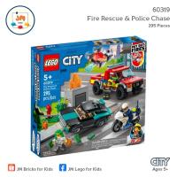 ราคา LEGO City 60319 Fire Rescue & Police Chase (295 Pieces) สำหรับเด็กอายุ 5 ปีขึ้นไป Brick Toy ตัวต่อ เลโก้ ของเล่น ของขวัญ (14097912176)