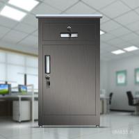 ราคา ตู้เก็บเอกสารตู้เครื่องมือตู้ต่ําขนาดเล็ก201ล่าง304สแตนเลสส่วนสแตนเลสสํานักงานสองลิ้นชักโต๊ะข้างเตียงที่มีลิ้นชัก รูดแอล (54902417232)