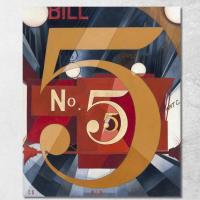ราคา I Saw The Figure 5 In Gold Charles Demuth, cdm22 ภาพพิมพ์บนผ้าใบแคนวาส (26068402467)