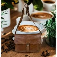 ราคา กระเป๋าสะพายหนังแท้หนังนูบัค hotter แบรนด์แท้ นำเข้ามือสอง (41761716332)