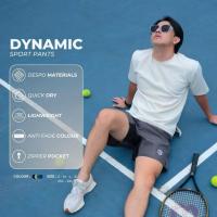 ราคา BAPIN Mens Dry Fit Dynamic Running Badminton Shorts (27792764803)