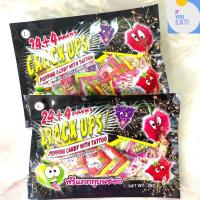 ราคา ขนมลูกอมเป๊าะแป๊ะรสผลไม้ (5 แพ็ค 140 ซอง ) crack-ups popping candy (8673946428)