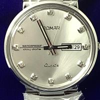 ราคา นาฬิกาข้อมือ POMAR QUAR-Date หลัก สไตล์ Commander รุ่น 73535 GG01 (เรือนทอง-หน้าทอง) รุ่น 73535 SS05(เรือนเงิน-หน้าเงิน) (24540922905)