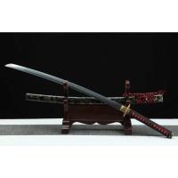 ราคา ดาบซามูไร คาตานะ เหล็กT10 ฮาม่อนxแท้ มาพร้อมกล่องไม้บุพผา (21642996118)