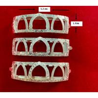 ราคา A 1.24 กรอบเลสหลวงพ่อรวย รุ่น บูชาครู สามซุ้ม ขนาด 4 บาท เงินแท้ 95% (25564410738)