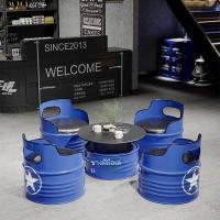 ราคา สไตล์อุตสาหกรรม โต๊ะและเก้าอี้ เหล็ก ดาดฟ้า โต๊ะชานม โซฟา บุคลิกภาพ ถังน้ำมัน บาร์ โต๊ะและเก้าอี้ รวมกัน (25090574926)