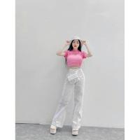 ราคา เสื้อครอป เว้าอก รูปหัวใจ (9928515335)