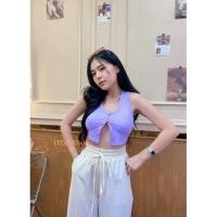 ราคา Dzaishopเสื้อกล้ามสีพื้นแต่งกระดุมผ่าหน้า งานผ้าร่องเล็ก ใส่สบายมากๆ (19064192576)