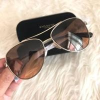 ราคา แว่นตา Coach แท้ เลนส์สีชา อะไหล่ทอง พร้อมกล่องแบรนด์ ใบเสร็จ ขายแต่ของแท้เท่านั้น‼️ (2513050358)