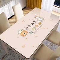 ราคา หมีน้อยอาหารเช้ากระจกอ่อนโต๊ะทานอาหารเสื่อผ้าปูโต๊ะกันน้ำกันน้ำมันทนความร้อนไม่ต้องล้างอินเทอร์เน็ต (26801812005)