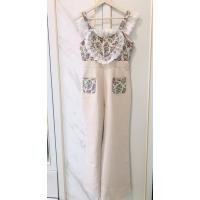 ราคา งานป้าย Lassika จั๊มกางเกงขายาวผ้าทอแต่งรูปหัวใจตรงอก (28059724064)