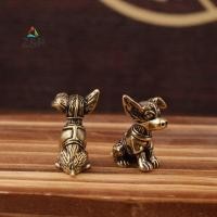 ราคา Z&พี บรอนซ์ประติมากรรมทองแดงแข็งลูกสุนัขเครื่องประดับทองเหลืองราศีสุนัขเครื่องประดับโบราณเก่าทองเหลืองชาสัตว์เลี้ยงเครื่องประดับขนาดเล็กปลาค็อด (25047568519)