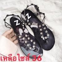 ราคา [SALE!]Black Holster Supermodel Look-Alike แตะรัดส้นเพชร (927136101)