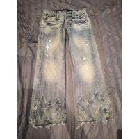 ราคา Sweet Camel กางเกงยีนส์ ริมแดง Y2K เอว 32 (41764318231)