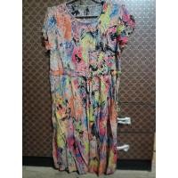 ราคา เดรสผ้าสปันหนาลายมัดย้อม (18985039824)