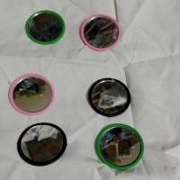 ราคา กระจกกลมธรรมดา/กระจก mini square bag make up mirror (43224511620)